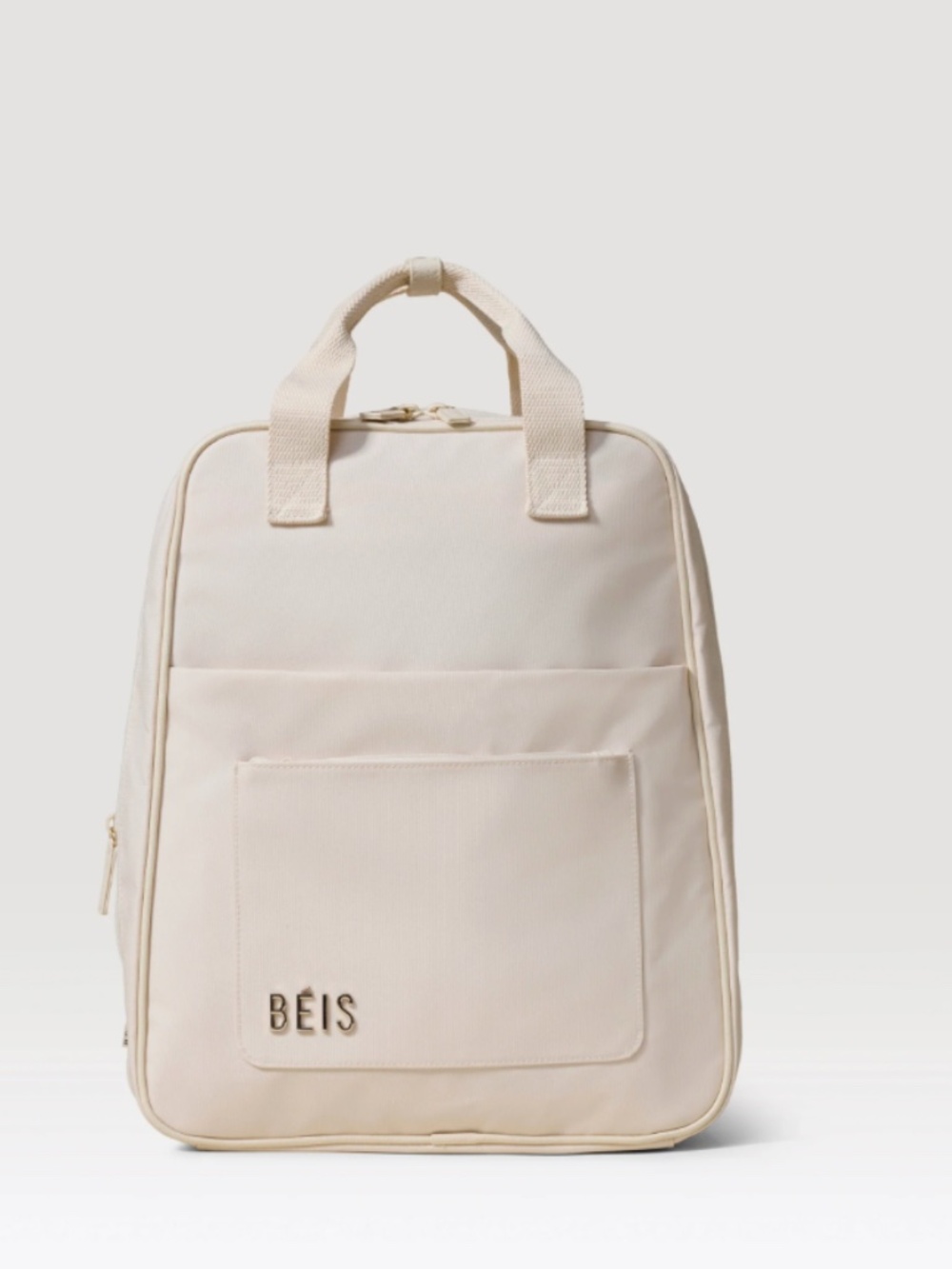 The Expandable Backpack in Beige